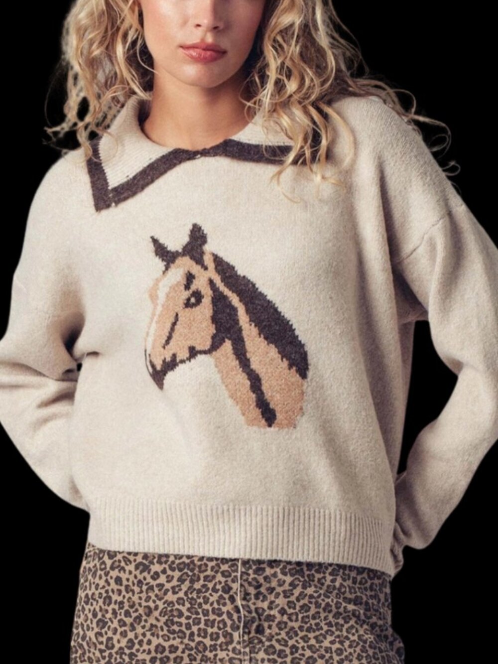 Urban Daisy Horse Sweater